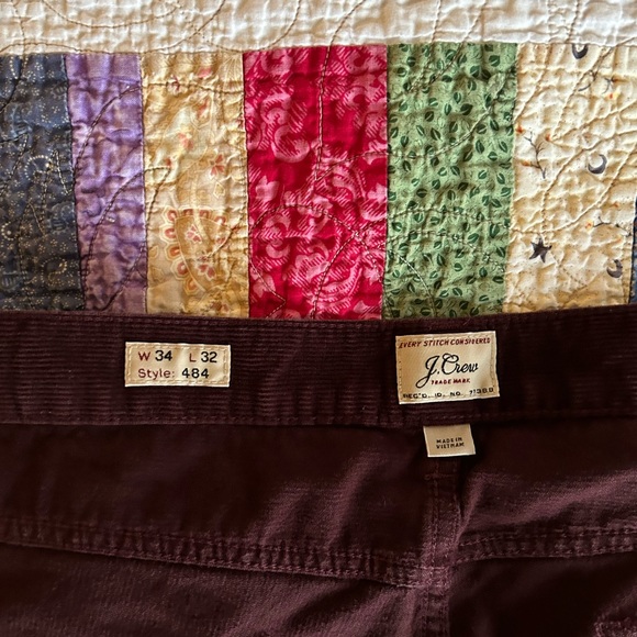 J. Crew 484 corduroy pants - Picture 2 of 5